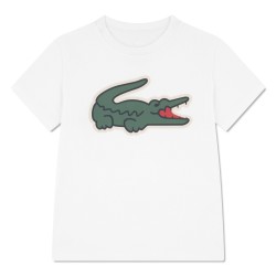 Тениска Lacoste Kids T-Shirt - White W8L тениска,lacoste,kids,t,shirt,white,w8l