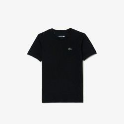 Тениска Lacoste Kids T-Shirt - Black K96 тениска,lacoste,kids,t,shirt,black,k96