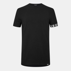 тениска,мъжки,тениски,dsquared2,tape,logo,t,shirt,black