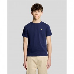 Детска тениска Lyle and Scott Lyle & Scott Kids Plain Cotton T-Shirt - Navy детска,тениска,детски,3/4,панталони,детски,тениски,lyle,and,scott,lyle,&,scott,kids,plain,cotton,t,shirt,navy