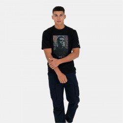 тениска,облекла,на,разпродажба,мъжки,тениски,peaceful,hooligan,men's,peaceful,wonderwall,regular,fit,t,shirt,black