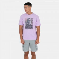 тениска,облекла,на,разпродажба,мъжки,тениски,peaceful,hooligan,men's,peaceful,wonderwall,regular,fit,t,shirt,lavendula
