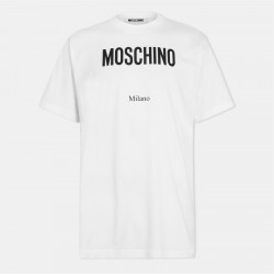 тениска,облекла,на,разпродажба,мъжки,тениски,moschino,men's,milano,t,shirt,white