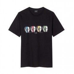 тениска,облекла,на,разпродажба,ps,paul,smith,ps,multi,skull,tee,sn42,black,79