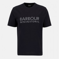 тениска,облекла,на,разпродажба,мъжки,тениски,barbour,international,bertie,t,shirt,black,bk11