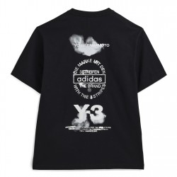 тениска,облекла,на,разпродажба,мъжки,тениски,y3,men's,regular,fit,t,shirt,black