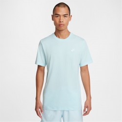 мъжка,тениска,nike,sportswear,club,t,shirt,mens,glacier,blue