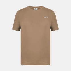 Slazenger Plain T-Shirt Mens - Dark Beige slazenger,plain,t,shirt,mens,dark,beige