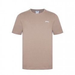 мъжка,тениска,мъжки,тениски,slazenger,plain,t,shirt,mens,dark,beige