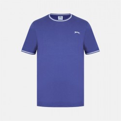 мъжка,тениска,мъжки,тениски,slazenger,tipped,t,shirt,mens,bluebell