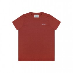 детска,тениска,детски,тениски,slazenger,junior,boys,plain,tee,shirt,red,ochre