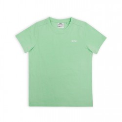 детска,тениска,детски,тениски,slazenger,junior,boys,plain,tee,shirt,green