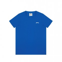 детска,тениска,детски,тениски,slazenger,junior,boys,plain,tee,shirt,royal,blue
