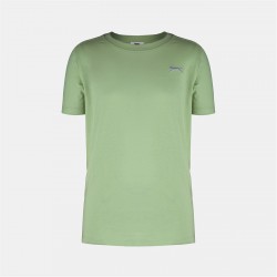 детска,тениска,детски,3/4,панталони,детски,тениски,детски,облекла,slazenger,junior,boys,plain,tee,shirt,pastel,green