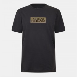 мъжки,тениски,armani,exchange,armani,exchange,t,shirt,blk,gold,mc237