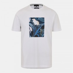 тениска,облекла,на,разпродажба,мъжки,тениски,ted,baker,ted,justino,tee,sn53,white