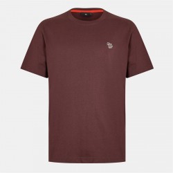 тениска,облекла,на,разпродажба,мъжки,тениски,ps,paul,smith,men's,regular,fit,zebra,crew,neck,t,shirt,red,29b