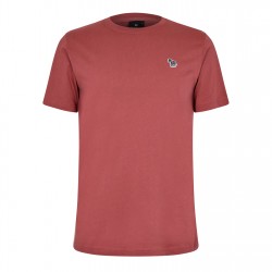 тениска,облекла,на,разпродажба,мъжки,тениски,ps,paul,smith,zebra,crew,neck,t,shirt,maroon,23c