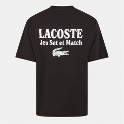 тениска,облекла,на,разпродажба,мъжки,тениски,lacoste,men's,regular,fit,t,shirt,black,031
