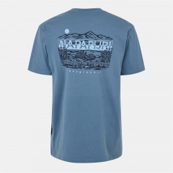 мъжка,тениска,мъжки,тениски,napapijri,graphic,t,shirt,mens,grey,g1y