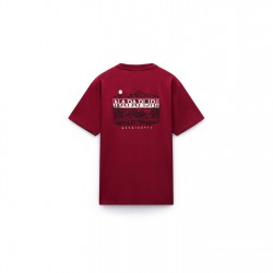 тениска,мъжки,тениски,napapijri,graphic,t,shirt,burgundy,r1e