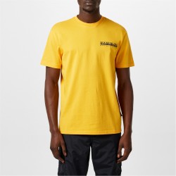 тениска,мъжки,тениски,napapijri,graphic,t,shirt,yellow,y1j