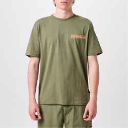 тениска,мъжки,тениски,napapijri,graphic,t,shirt,green,gae