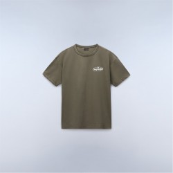 Мъжка тениска Napapijri Graphic T-shirt Mens - Green G0A мъжка,тениска,мъжки,тениски,napapijri,graphic,t,shirt,mens,green,g0a