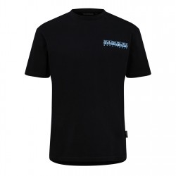 тениска,мъжки,тениски,napapijri,graphic,t,shirt,black,041