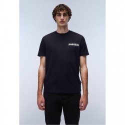 тениска,мъжки,тениски,napapijri,graphic,t,shirt,black,041