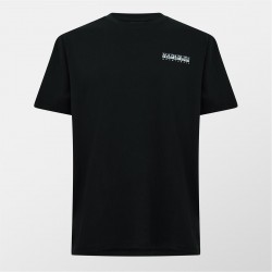 тениска,мъжки,тениски,napapijri,graphic,t,shirt,black,041
