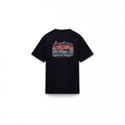 тениска,мъжки,тениски,napapijri,graphic,t,shirt,black,041