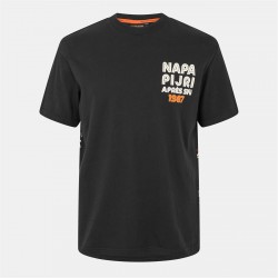 мъжка,тениска,облекла,на,разпродажба,мъжки,тениски,napapijri,napa,s,fiemme,tee,mens,black