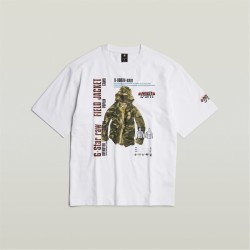 тениска,облекла,на,разпродажба,мъжки,тениски,g,star,modelkit,print,boxy,t,shirt,wht,field