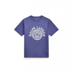 тениска,детски,3/4,панталони,polo,ralph,lauren,kids',large,logo,t,shirt,classic,blue