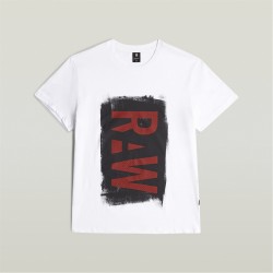 тениска,облекла,на,разпродажба,мъжки,тениски,g,star,painted,raw,graphic,t,shirt,white