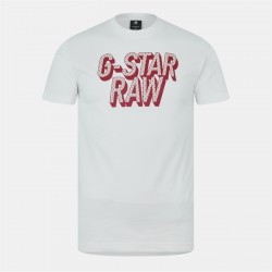 тениска,облекла,на,разпродажба,мъжки,тениски,g,star,3d,dotted,graphic,t,shirt,white