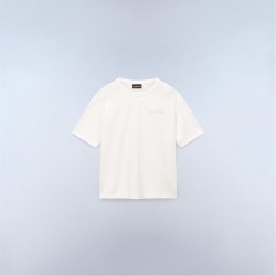 юношеска,тениска,с,щампа,детски,3/4,панталони,napapijri,back,print,tee,junior,white,206