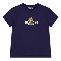 тениска,moschino,kids,bear,t,shirt,blue,navy,40016