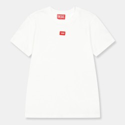 Детска тениска Diesel Unisex Kids T-Shirt - White K100 детска,тениска,diesel,unisex,kids,t,shirt,white,k100