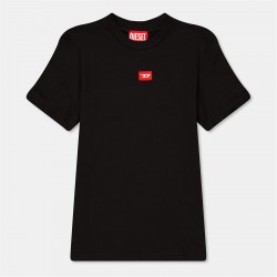 детска,тениска,детски,3/4,панталони,diesel,unisex,kids',t,shirt,black,k900