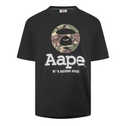 тениска,мъжки,тениски,aape,men,s,t,shirt,black