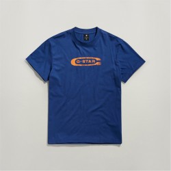 тениска,облекла,на,разпродажба,мъжки,тениски,g,star,distressed,old,school,logo,t,shirt,imperial,blu