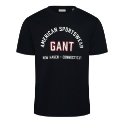Gant Printed Graph T Sn64 - BLACK мъжки,тениски,gant,printed,graph,t,sn64,black
