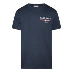 Тениска Gant Graph T-Shirt Sn64 - MARINE тениска,мъжки,тениски,gant,graph,t,shirt,sn64,marine
