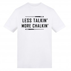 AWD Adults Printed Snooker Tee - Less Talkin мъжки,горнища,размер+,awd,adults,printed,snooker,tee,less,talkin