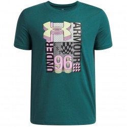 тениска,разпродажба,under,armour,детски,3/4,панталони,детски,тениски,детски,облекла,under,armour,ua,logo,collage,tee,jn63,rack,green,blck