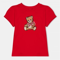 тениска,детски,3/4,панталони,moschino,kids',t,shirt,poppy,red,50109