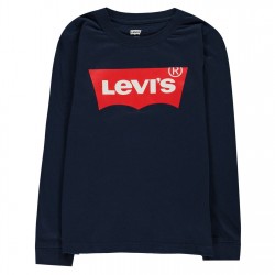 тениска,детски,облекла,levis,batwing,long,sleeve,t,shirt,navy,c8d