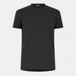 тениска,облекла,на,разпродажба,мъжки,тениски,dsquared2,men's,all,over,logo,t,shirt,black